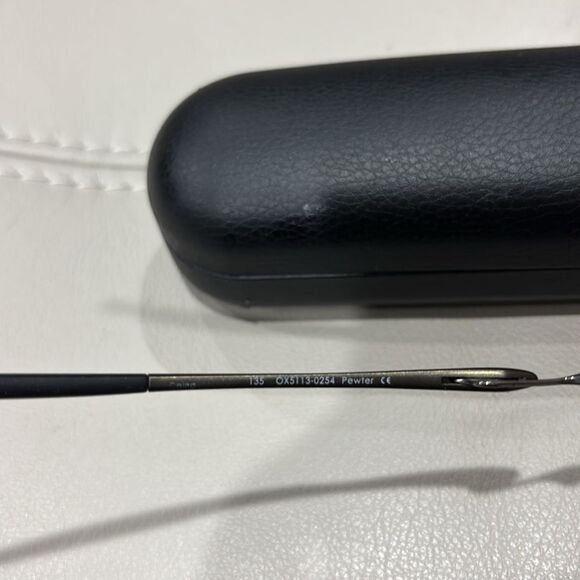 Oakley Lizard OX5113-0254 Pewter Brown Half Rim Eyeglasses Frames 54-18 135 - Picture 2 of 6